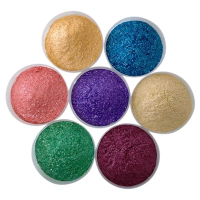 Spalvoti žėručio dribsniai